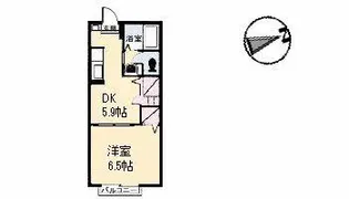 コーポセレッソ【2階】の間取り