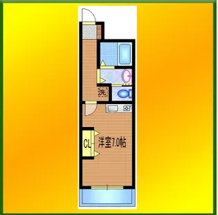 カーサペリオーレ【3階】の間取り