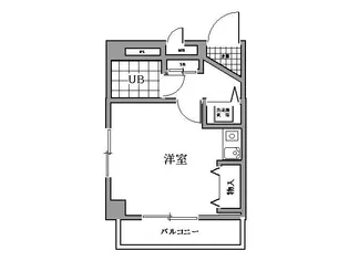 西片ハイツ【2階】の間取り