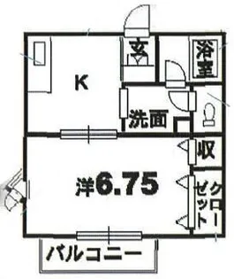 ハイツ花いづつ【1階】の間取り