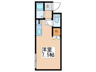 プラザイン桑園【1階】の間取り