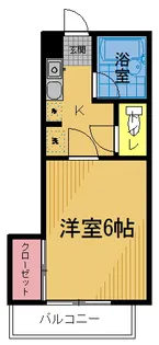 カーサ府中【2階】の間取り
