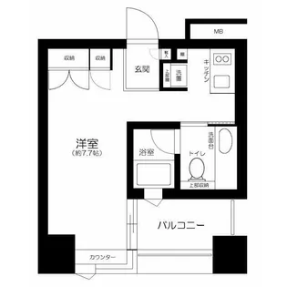 ザ・タワー芝浦【11階】の間取り