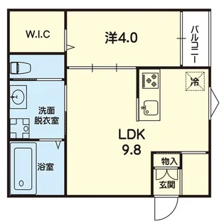 ステラ大津駅前【2階】の間取り