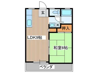 ブル-ハイツ【2階】の間取り