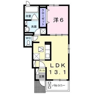 エレガンス【1階】の間取り