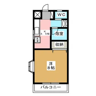 アイランド18【4階】の間取り