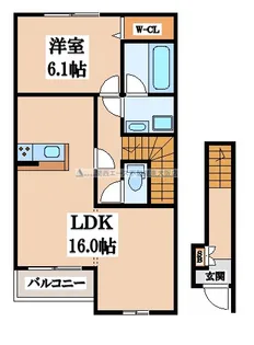 グランドサンパール【2階】の間取り
