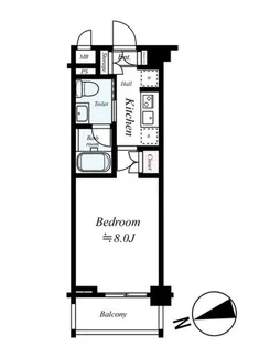 FORTIS大森【1階】の間取り