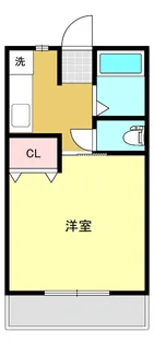 グリーンハウス壱番館【1階】の間取り