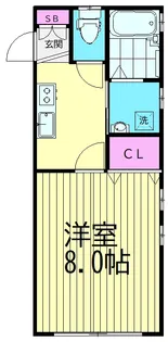 ルカルティエ田園調布【1階】の間取り