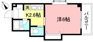 フローラハイツ【3階】の間取り