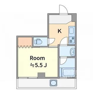西早稲田マンション【2階】の間取り