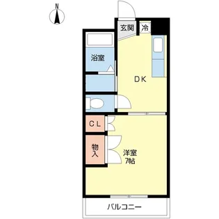 コーポ鈴蘭【2階】の間取り