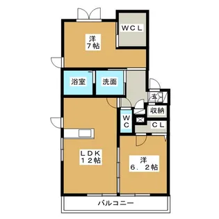 エスポワール【1階】の間取り