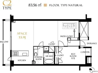 レジディア北新宿【2階】の間取り