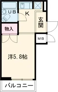 ダイホープラザ荻窪【5階】の間取り