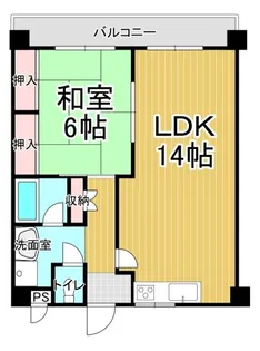 第2恭西ビル【4階】の間取り