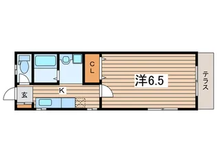 コスモスハイツ【1階】の間取り
