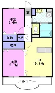 ユーミーつるた 3【1階】の間取り