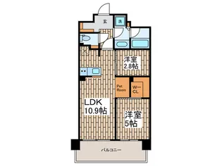 ブランシエスタ西馬込【2階】の間取り