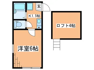 エスケ-ハイツ淵野辺【2階】の間取り
