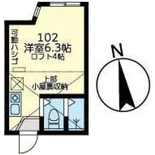 ユナイト白楽アンシャンテ【1階】の間取り