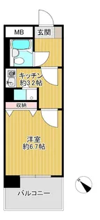 ライオンズマンション津田沼南【1階】の間取り