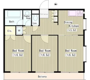 ロイヤルハウスKーTWO【2階】の間取り