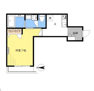 クルーベル【2階】の間取り