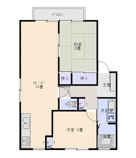 ディアスみかげ【1階】の間取り