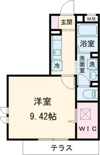 クレール水元【1階】の間取り