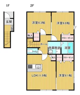 Dia MOOR III【2階】の間取り