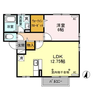 リビングタウン古河北 B【2階】の間取り