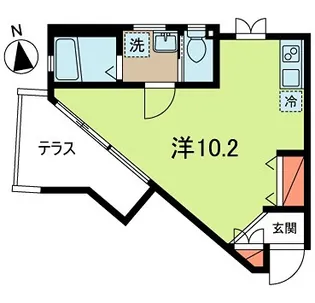 ダランベール【1階】の間取り