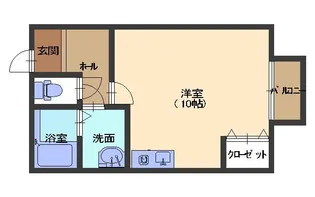 マロンワン【1階】の間取り