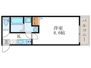 AsanteAPM【3階】の間取り