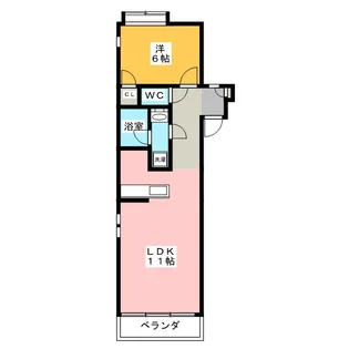 WHITE CUBE【2階】の間取り