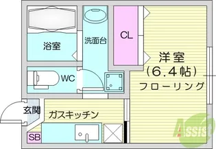 パティオMIU【2階】の間取り
