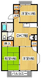 ライトコート菅野【2階】の間取り