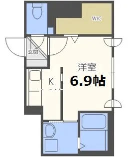 グランドサクセス菊水【1階】の間取り