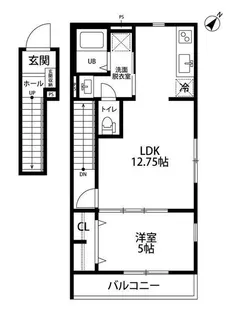 リーブルファイン相模原共和II【2階】の間取り