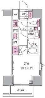 プレジリア東日本橋【5階】の間取り