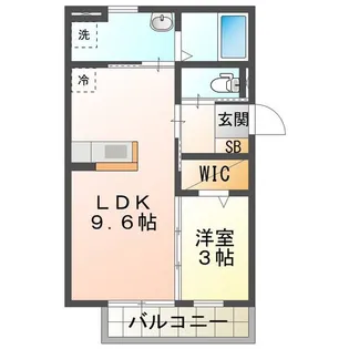 ユアメゾンソレイユ【2階】の間取り