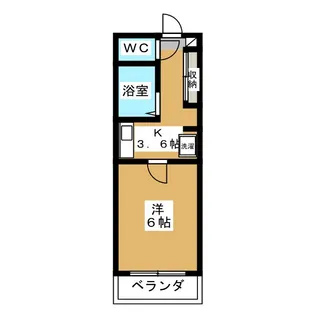 カサ・ヴェルデ荻窪【1階】の間取り