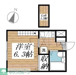 ベルトピア熊谷7【1階】の間取り