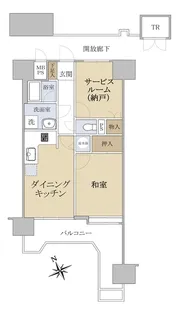 ライオンズマンション本町第2【9階】の間取り