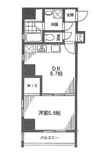 メゾン・ド・ボア【7階】の間取り