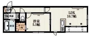マイン南吉祥寺【1階】の間取り
