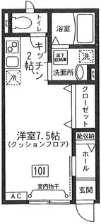 フォルトゥーナ松原【1階】の間取り